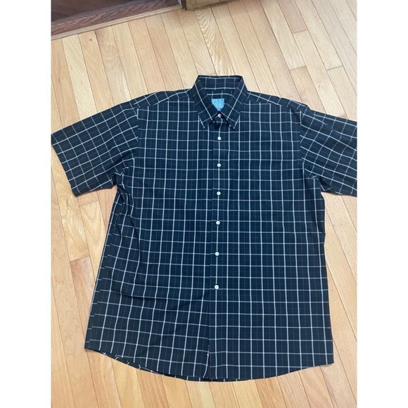 Joseph A Banks Button Down Lot-Stay Cool-2 Shirts-Mens Large-Front Pocket - Picture 2 of 10